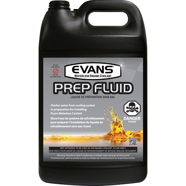Evans Coolant Prep Fluid (1 Case, 4 Gallon)