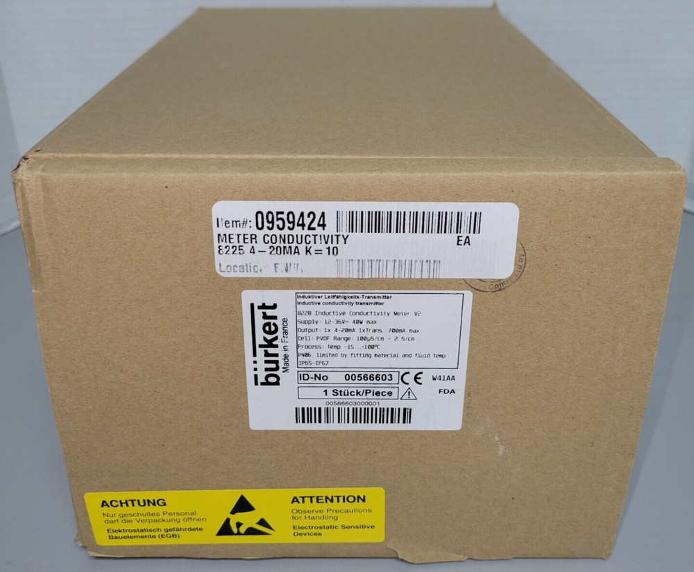 Burkert 8228 Inductive Conductivy Meter V2 00566603 (M1)