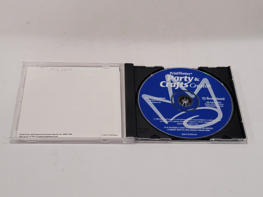 PrintMaster PARTY & CRAFTS CREATOR Windows 95/98/2000 | PC CD-ROM