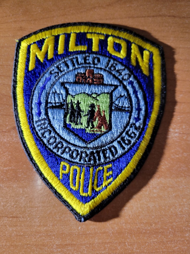 Milton MA Police Patch