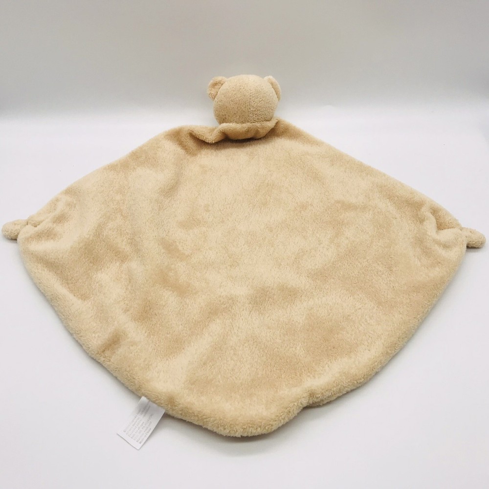 Cupcake Baby Bear Lovey Security Blanket Tan Soother