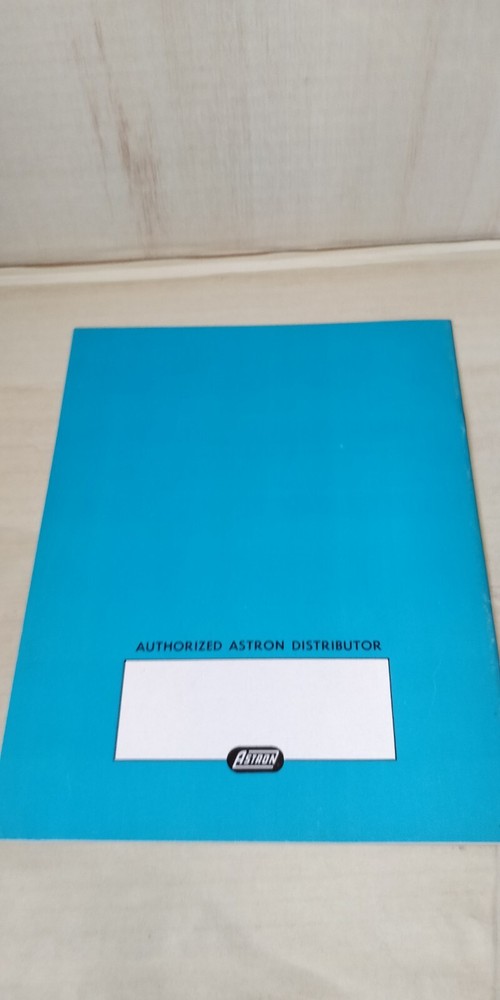 1959 ~ Astron ~ Capacitators ~ catalog AC-7