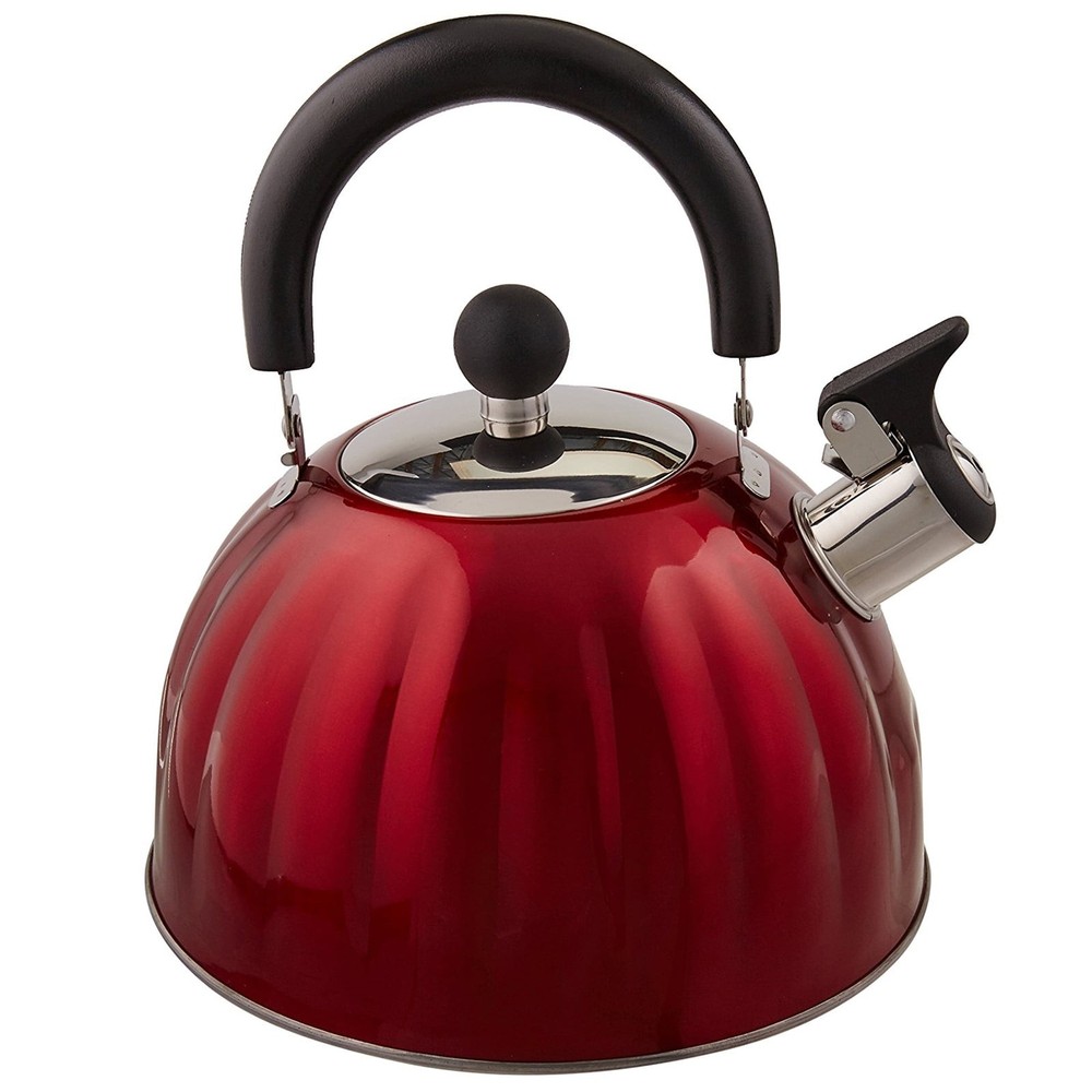 Twining 2.1 Qt. Pumpkin Tea Kettle Red