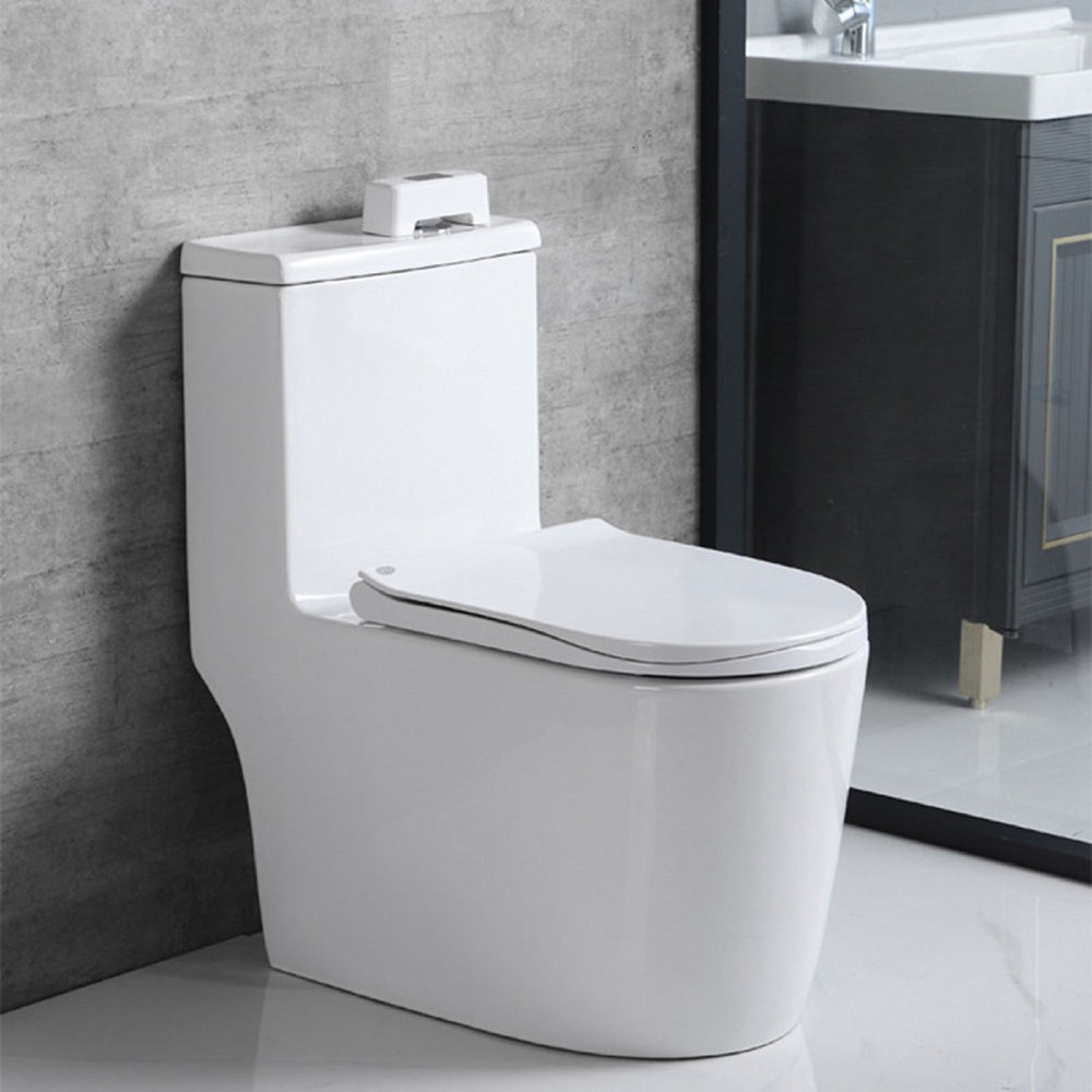 Touchless Infrared Induction Automatic Flushing Toilet Push Button Smart Sensor