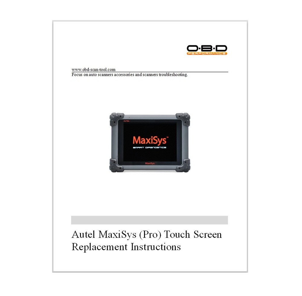 Touch Screen Digitizer Replacement for Autel MaxiSys MS908 Pro MY908 Scan Tool