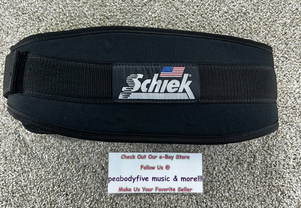 SCHIEK 4006 Ultimate Back Support - Lower Back Belt Weightlifting Training NICE!