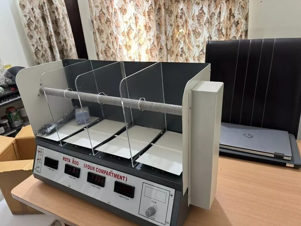 Digital Rota Rod Apparatus (4 Compartment), 100% Quality check