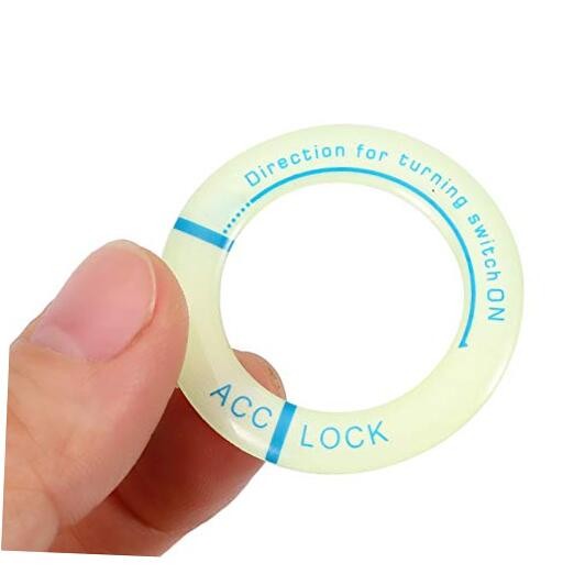 Ignition Switch Decoration Ring,Luminous Night Ignition Switch Button Cover