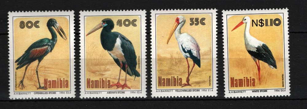 NAMIBIA   BIRDS  MNH** (165)
