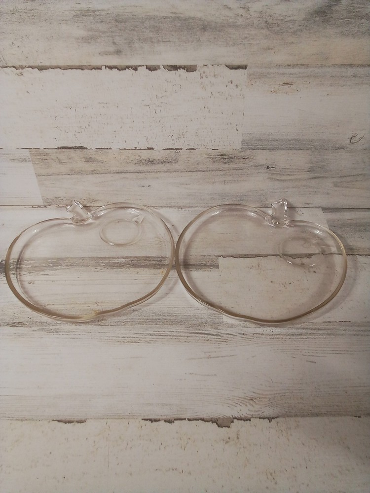 Apple Snack Platter With Dip Holder Set Of Two