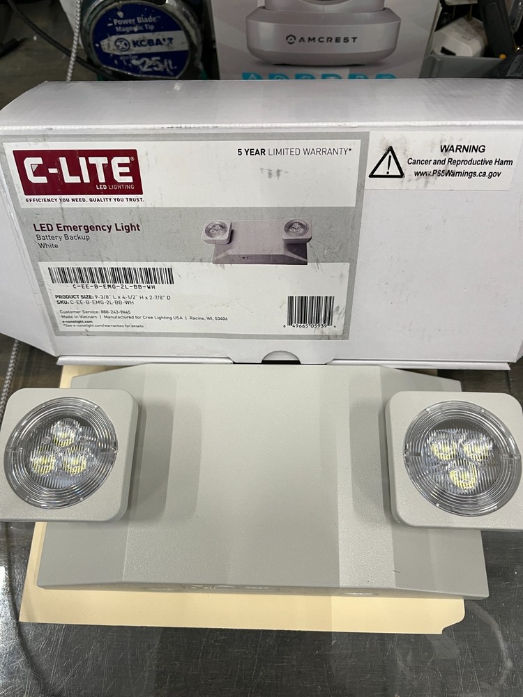 C-LITE 2-HEAD EMERGENCY LIGHT