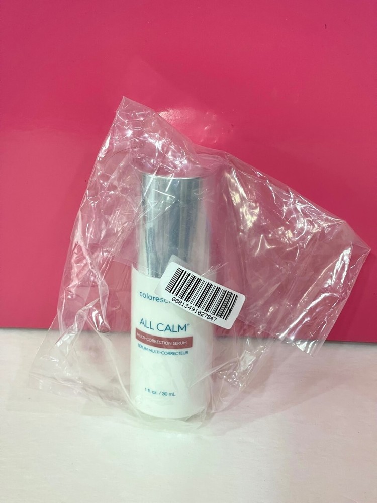 Colorescience ALL CALM Multi-Correction Serum Reduces Redness 1 oz./30 ml. New