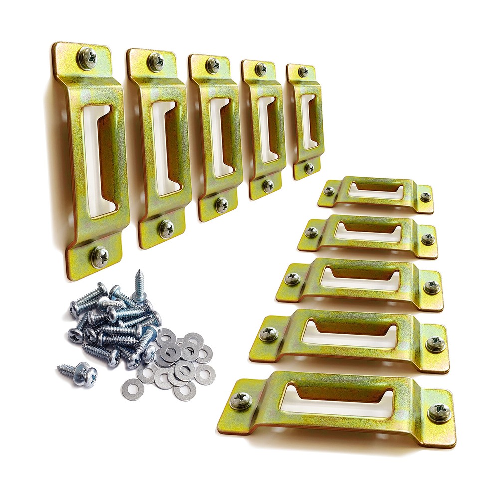 10 E-Track Rail Single Slots Portable Tie Down Anchors E Track Rail with Screws