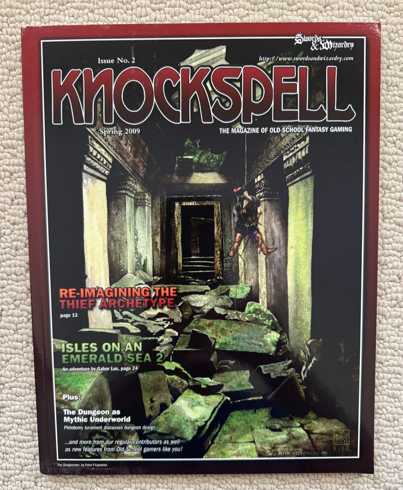 Knockspell Magazine - Issue #2 Spring 2009 - Swords & Wizardry - VG
