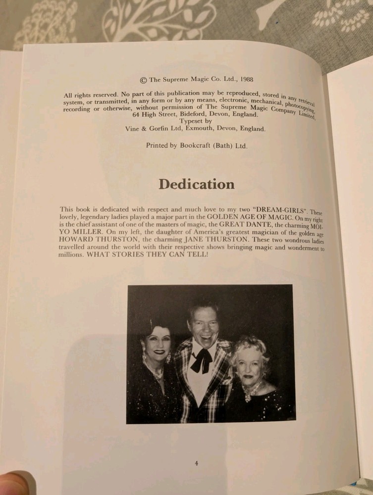 My Latest Book by Karrell Fox - classic magic book - 1988 Supreme Magic