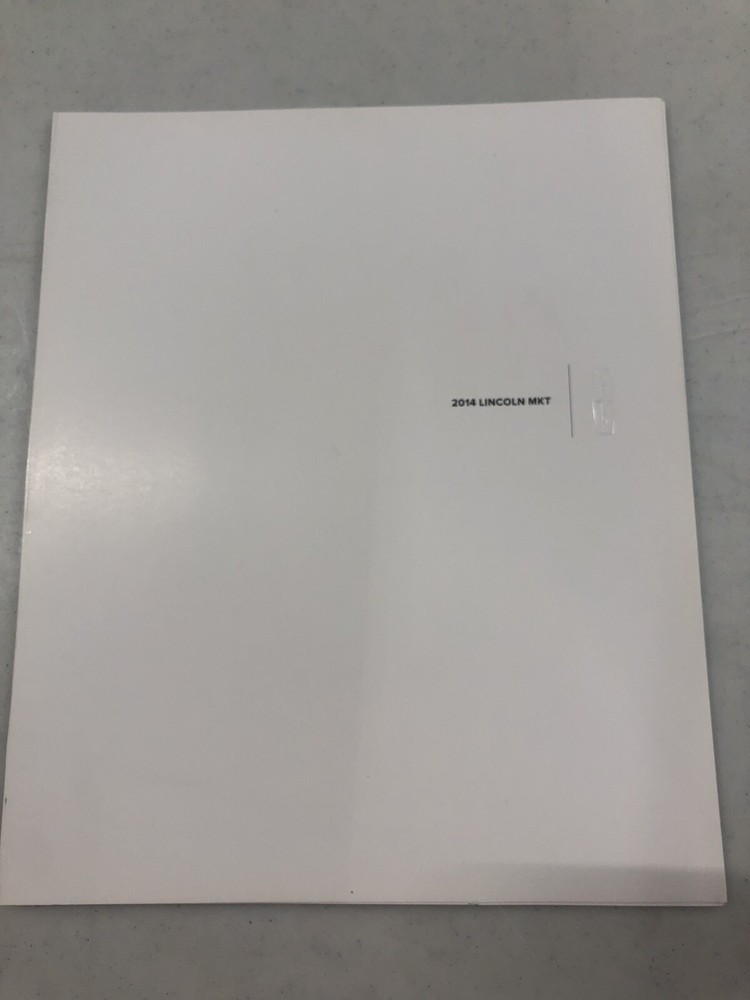 2014 LINCOLN MKT 22-page Original Sales Brochure