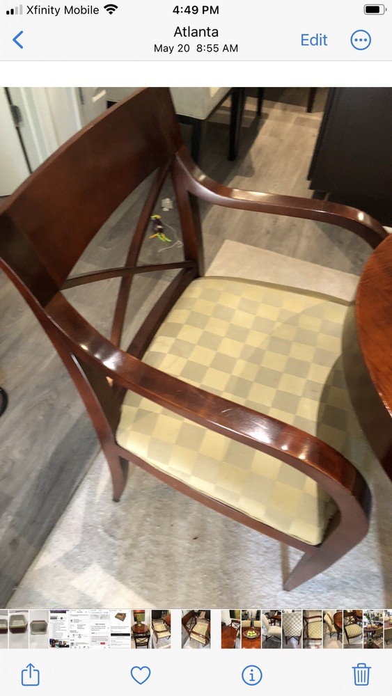 Baker Archetype Set Of Six Dining Chairs