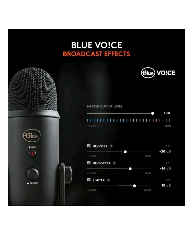 Logitech For Creators Blue Yeti Premium Multi-pattern Usb Microphone