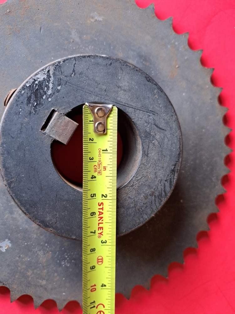 Sprocket, 43 Tooth, Approx. 9" Dia., 2" Bore