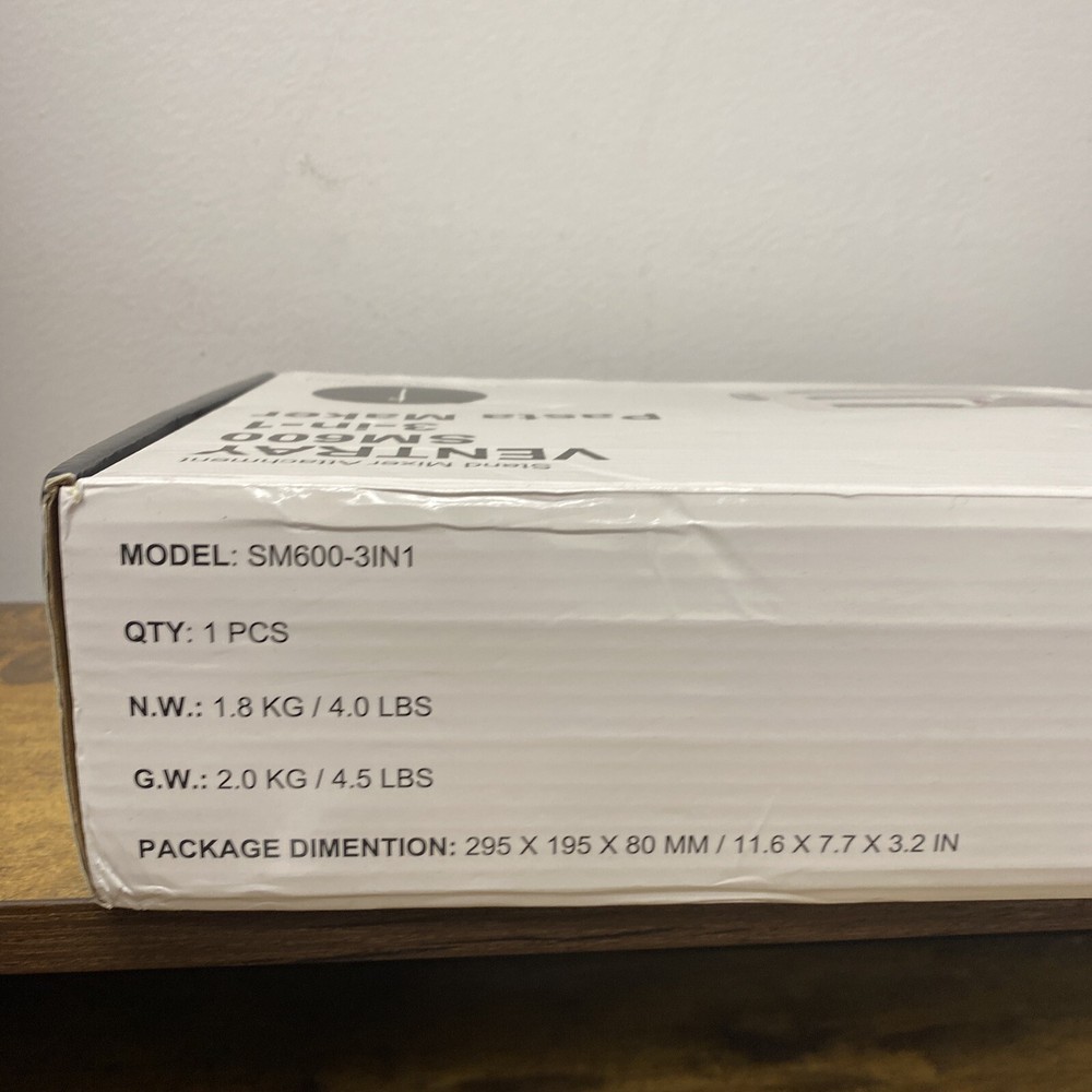 VENTRAY Pasta Maker Attachment 3 in 1 Set BW1