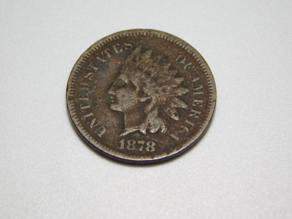 OLD US COINS 1878 INDIAN HEAD CENT PENNY