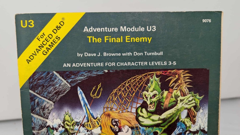 Dungeons & Dragons U3 Final Enemy (Rusting Staples)(Missing Page)(See Photos)