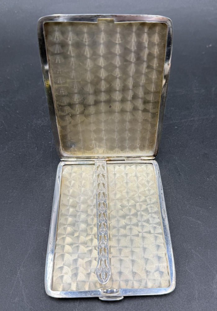 Vintage Napier Sterling Silver Cigarette Case #520 297