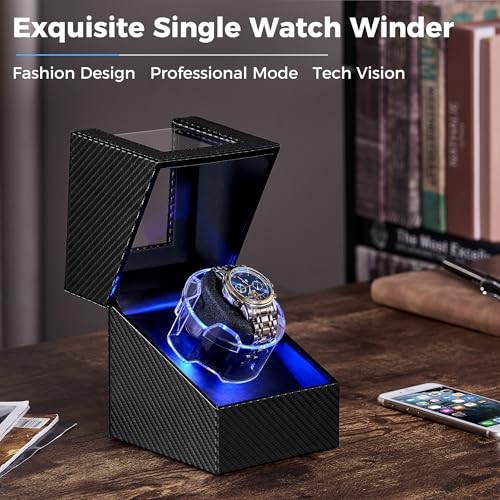 Watch Winder for Automatic Watches, 4 Modes Double Automatic Watch Winder box