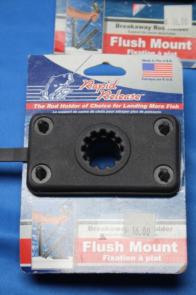 Rapid Release Brand, Breakaway FishRod Holder Socket for Flush Mount