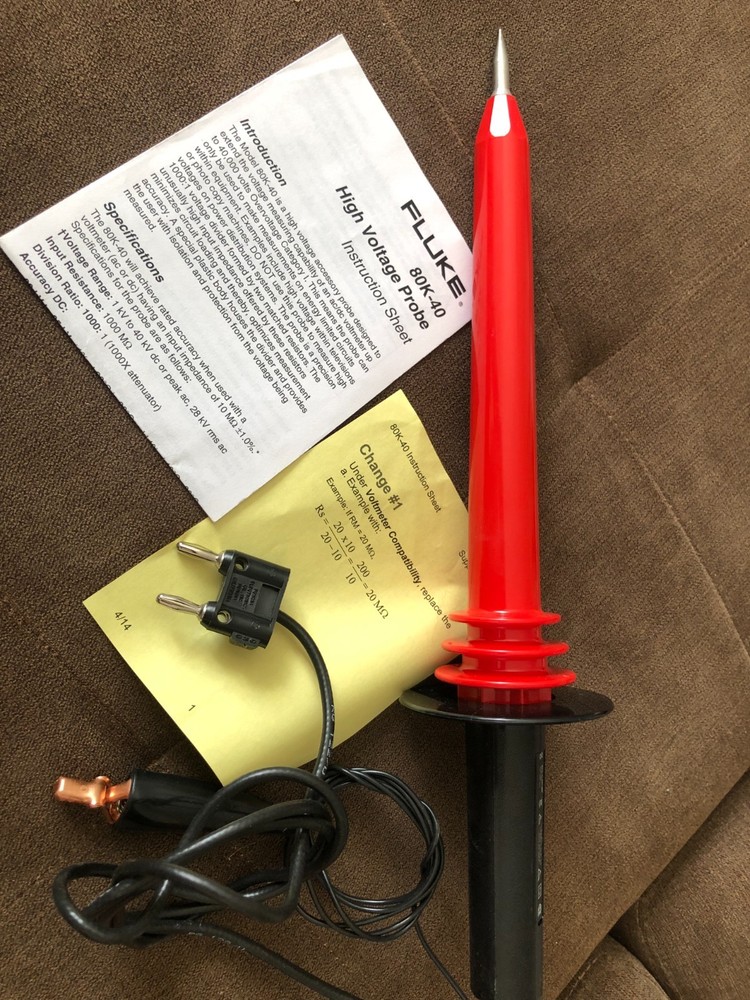 Fluke 80k-40 High Voltage Probe