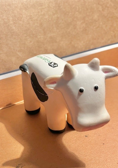 Vintage Gateway Computer Cow Shape Stress Ball