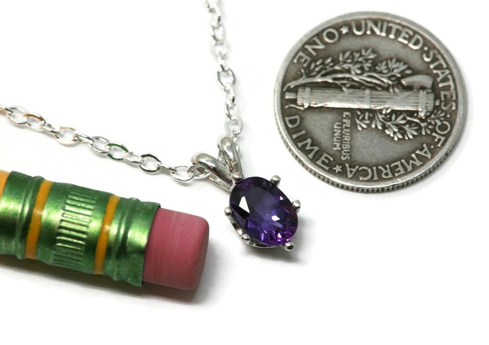 AAA Grade Amethyst Crystal Necklace