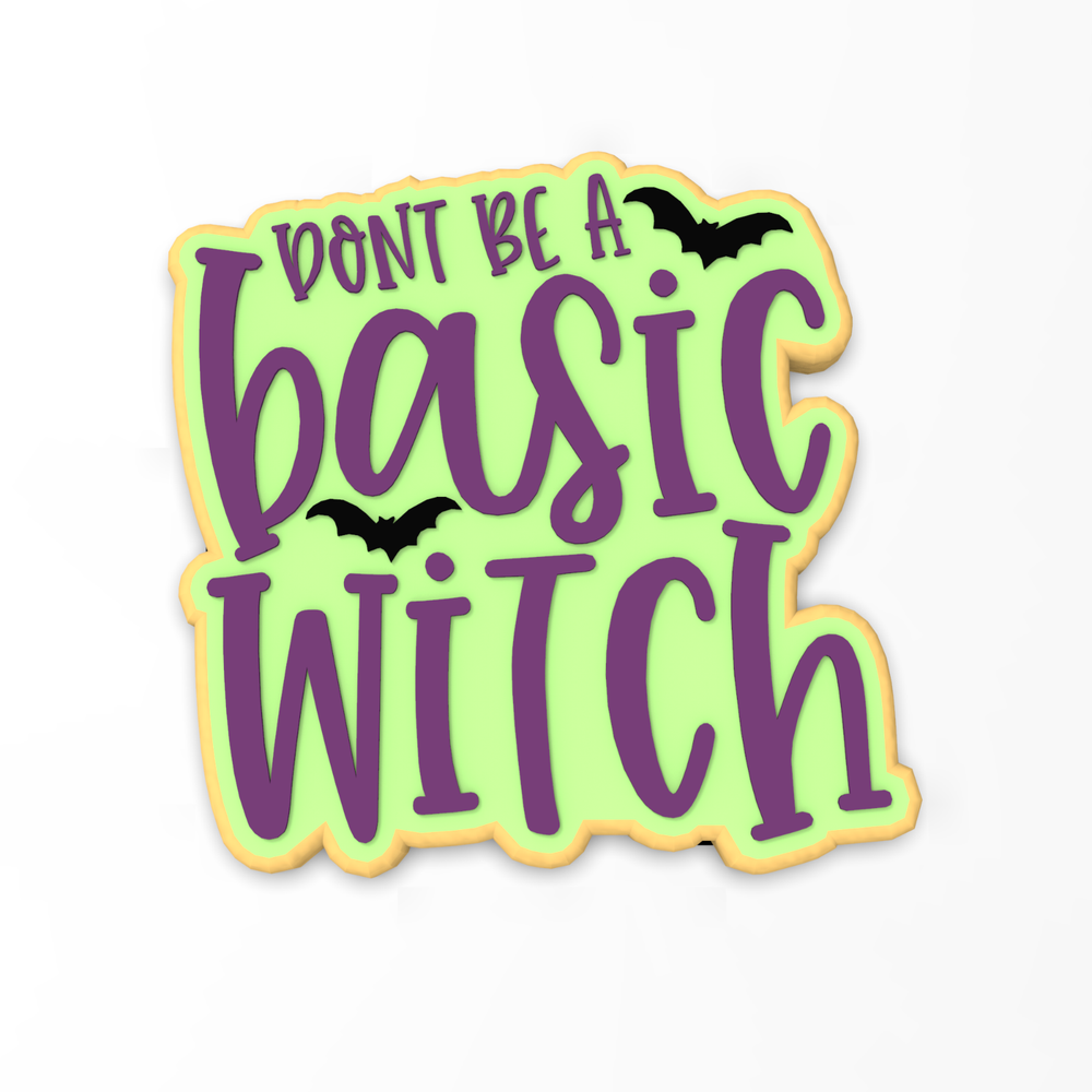 Basic Witch Cookie Cutter & Stamp | Halloween Costume October Ghost Witches Bat