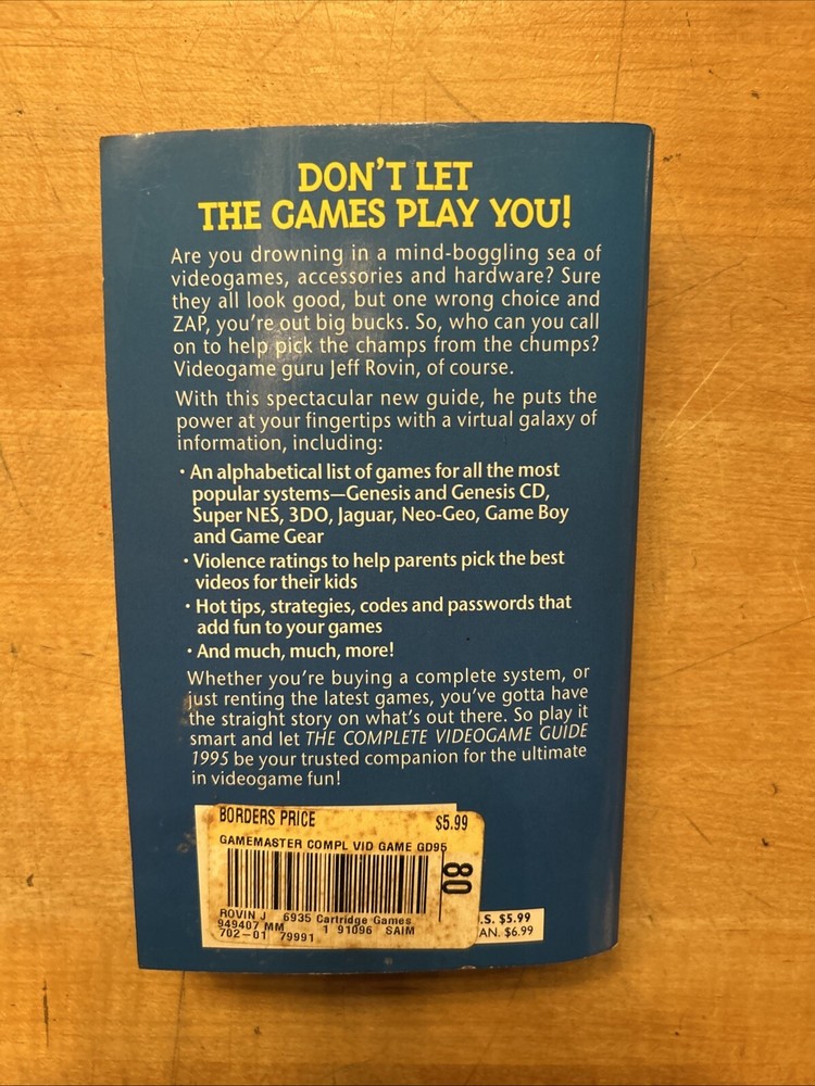 Game master The Complete Video Game Guide 1995