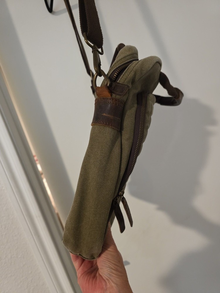 Acacia Canvas Leather backpack