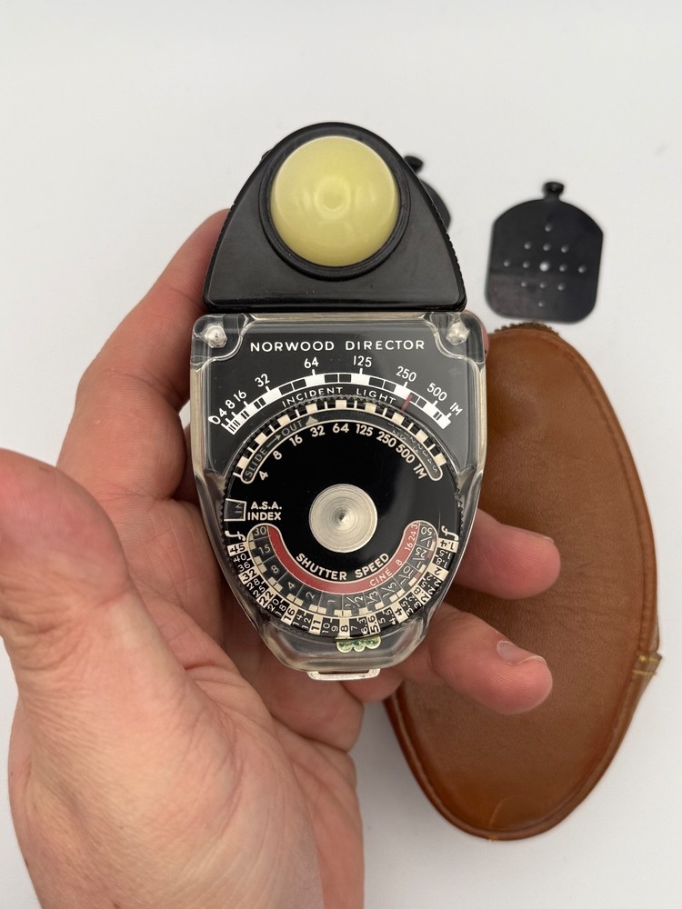 Norwood Model C Film Exposure Light Meter WORKING with Case