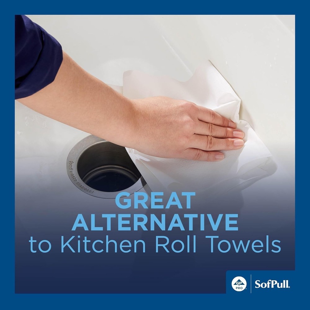 SofPull Centerpull Regular Capacity Paper Towel, White, 28124, 324 Sheets Pe...