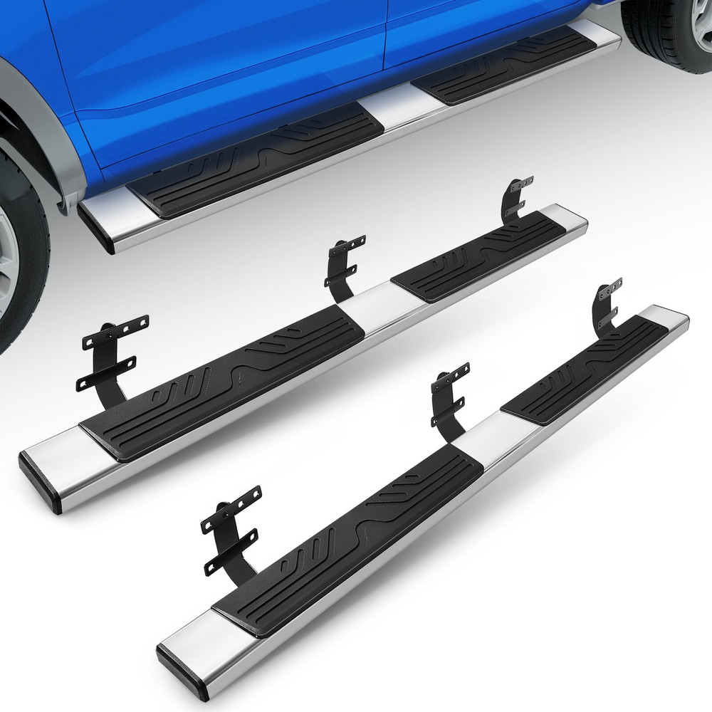 For 19-25 Dodge Ram 1500 Quad Cab 6.5'' Running Board Side Steps Nerf Bars