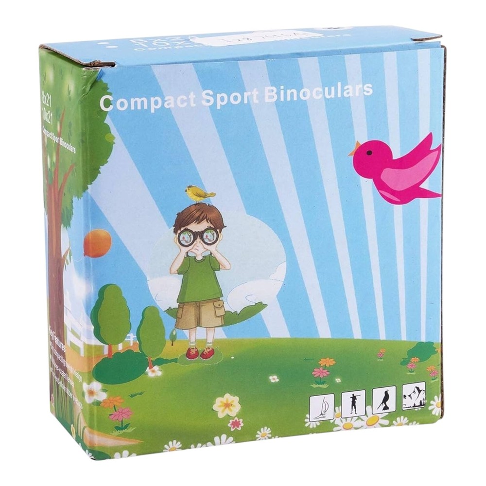 Children's Compact Sport Binoculars With Protective Pouch