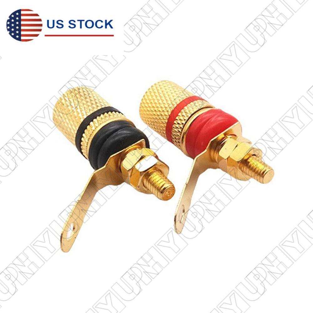 20 x Plug Connector 4mm Amplifier Speaker Terminal Binding Post Socket Connector