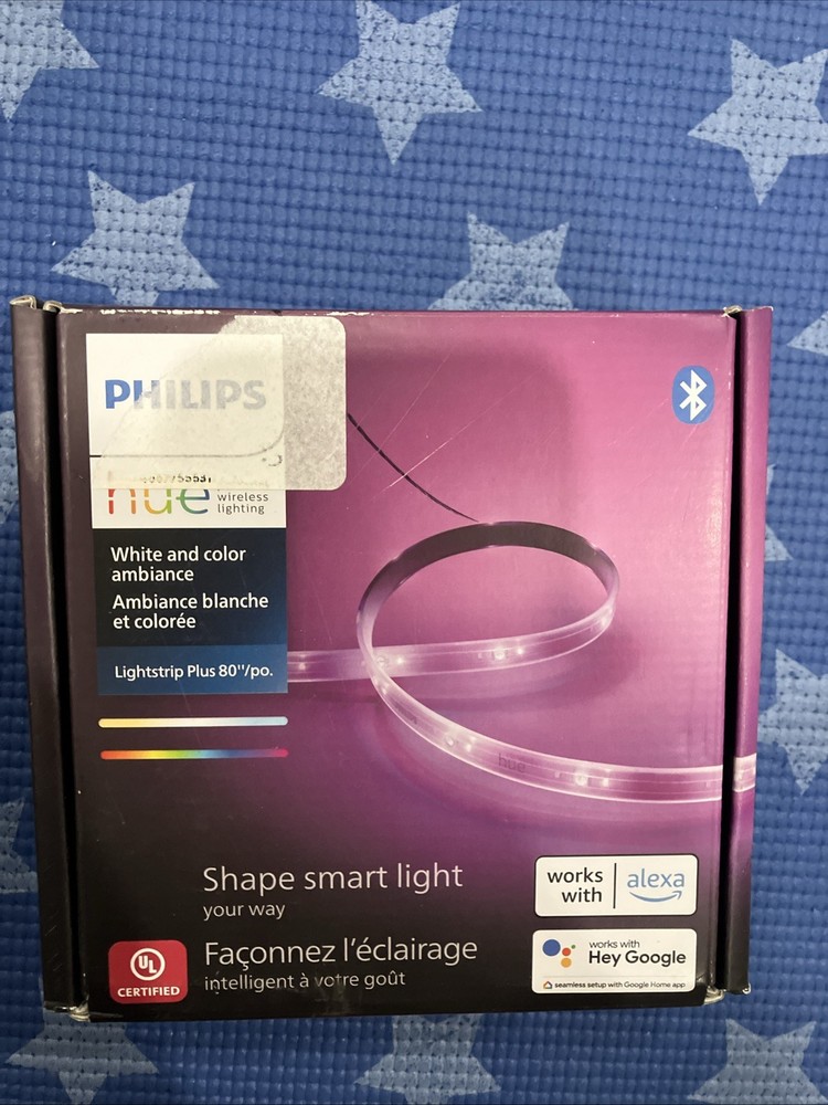 Philips Hue Lightstrip Plus V4 2m Base Kit - Multicolor New