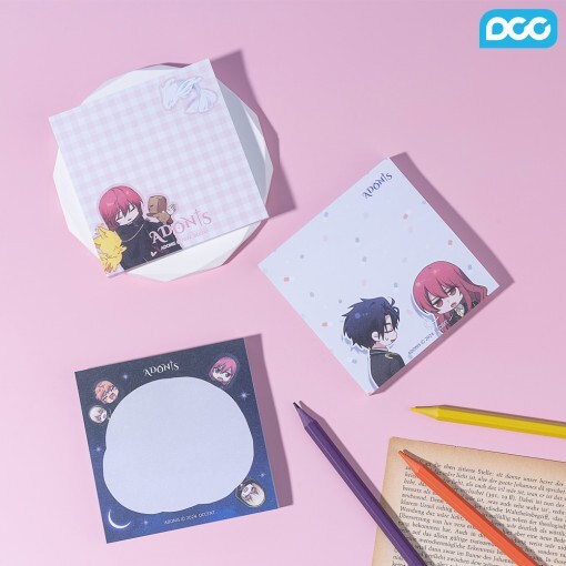 Webtoon MD [ Adonis ] Memo Pad 3 TYPE [ 아도니스 ] 떡메모지 3종 세트 (DCC31)