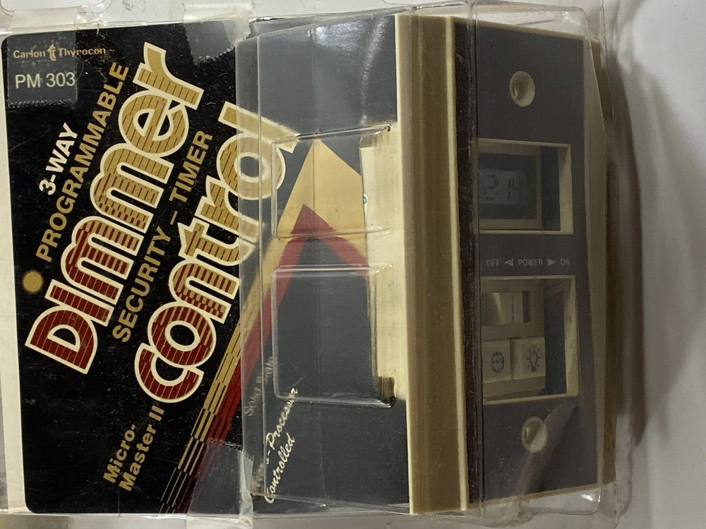 Lot 5 Carlon Thyrocon AR 275 Bright Touch Dimmer Switch PM 303 3 way control