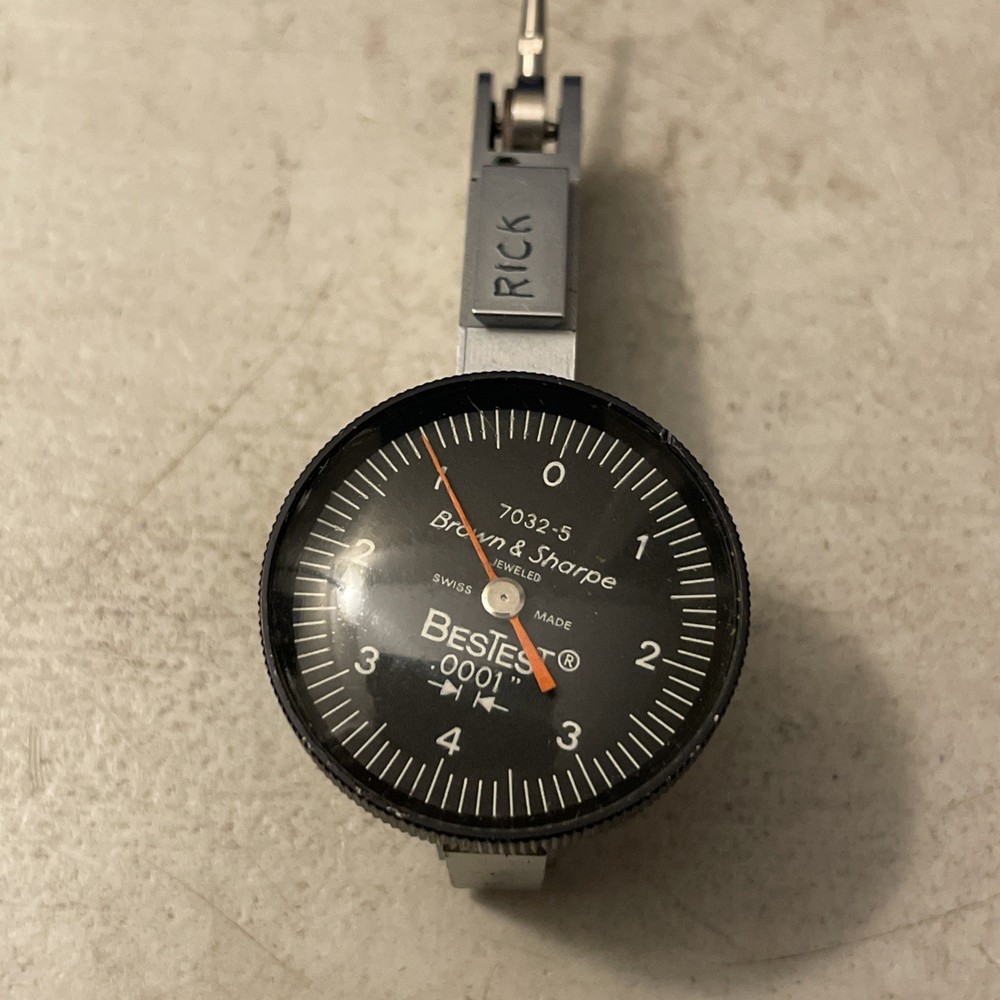 Brown & Sharpe BesTest 7032-5 .0001" Dial Test Indicator