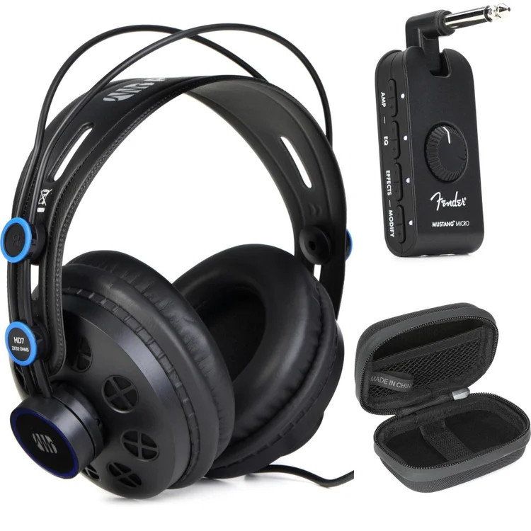 Fender Mustang Micro HD7 Silent Practice Bundle