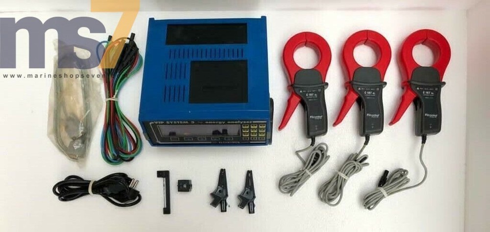 ELCONTROL ENERGY VIP SYSTEM 3 ENERGY ANALYZER WITH ACCESSORIES #NOT WORKING