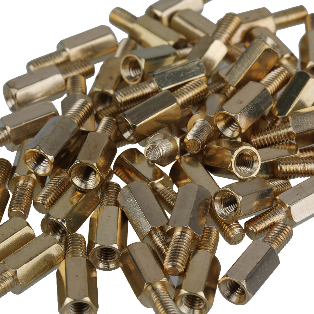 50 x Hex Standoff M3x8mm+6mm for Mounting the Motherboard within Computer Cases