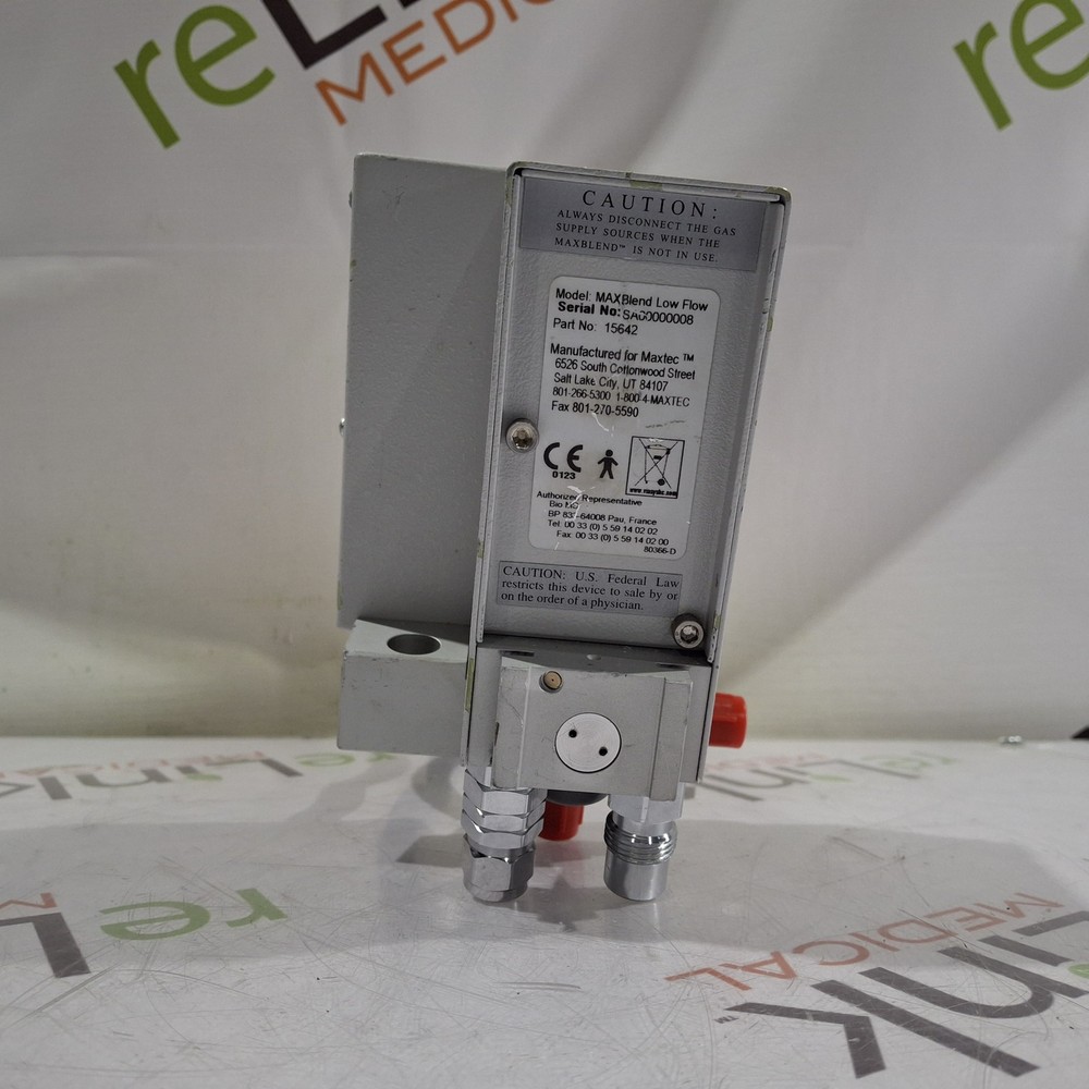 Maxtec, Inc. MAXBlend Low Flow Air/Oxygen Blender
