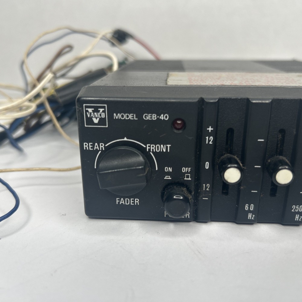 Vanco Model GEB-40 Graphic Equalizer Japan Tested