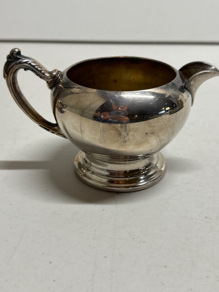 Vintage Onieda Silversmith Cream and Sugar Bowls